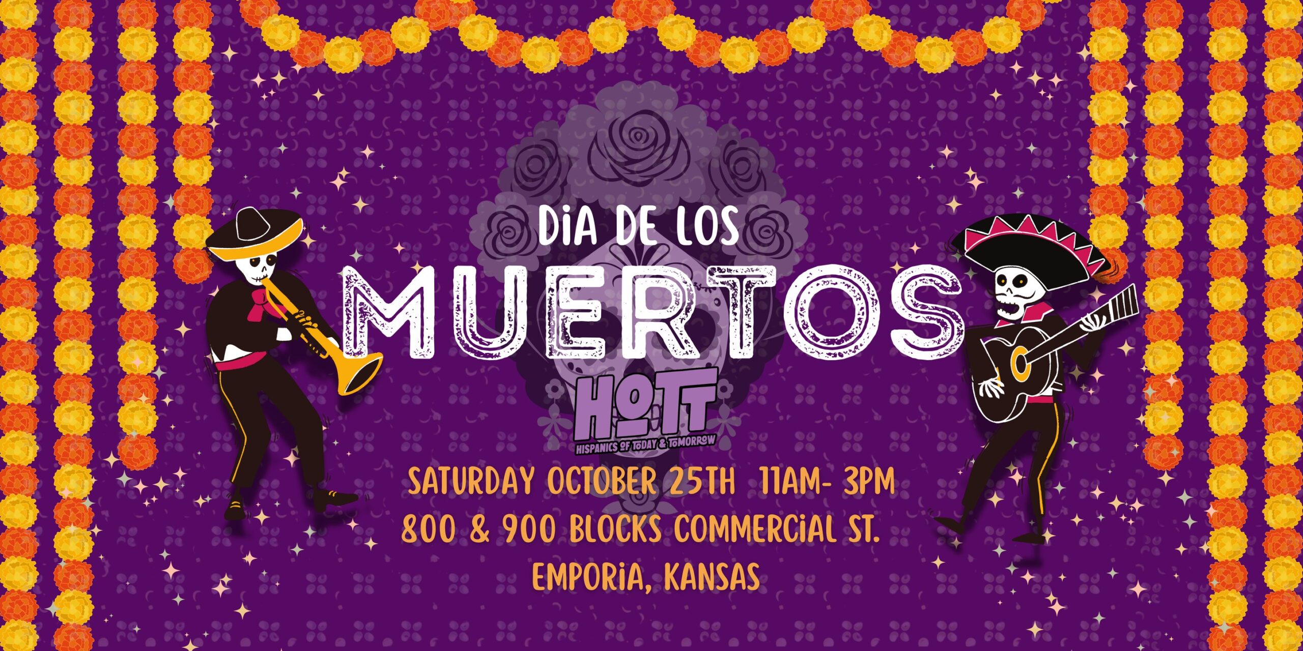 Dia De Los Muertos Celebration - Hispanics Of Today And Tomorrow, Emporia Kansas